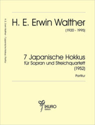 H. E. Erwin Walther (1920-1995) TRIO (1972)