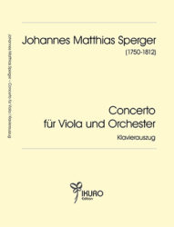 Johann Matth. Sperger | Concerto für Viola und Orchester  in D (Es)