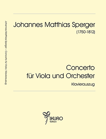 Johann Matthias Sperger | Concerto für Viola und Orchester