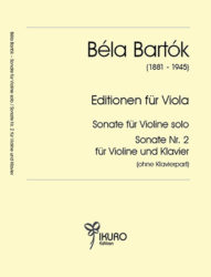 Béla Bartók | Editionen für Viola