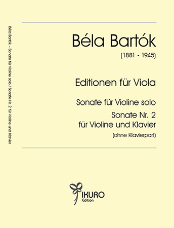 Béla Bartók | Editionen für Viola (Vidor Nagy)
